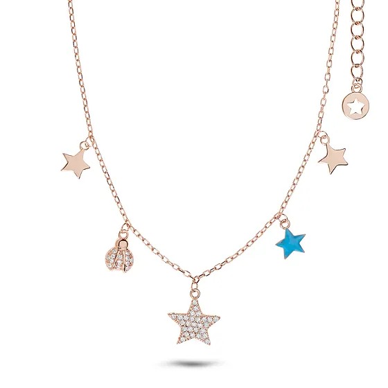 Collana Comete in Argento - Stella